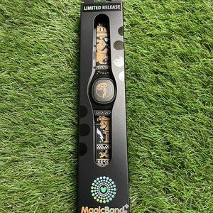 NEW Disney Parks Magic Band Plus Hercules Black & Gold LR LINKABLE *RARE